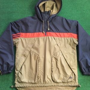 Vtg Adidas 1/4 Zip Pullover Jacket
